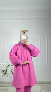 Müslin Takım-Pembe - Görsel 2