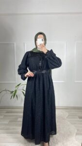 Vintage Elbise-Siyah