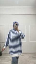 Çizgili Sweat