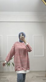 Çizgili Sweat