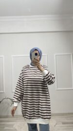 Çizgili Sweat
