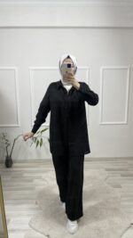 Berry Keten Takım Siyah