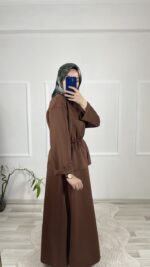 Etekli Takım-Kahverengi - Görsel 2