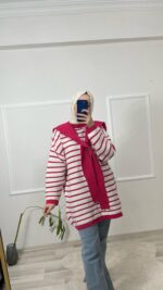 Şallı Tunik - Pembe - Görsel 2