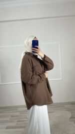 Keten Büyük Cepli Gömlek - Görsel 2