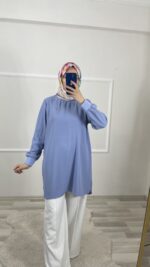 Broşlu Tunik