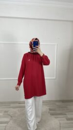 Broşlu Tunik