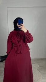 luxury etekli takım kırmızı