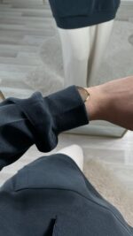 Oysho Kapüşonlu Sweat - Füme - Görsel 2